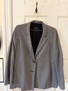 Madewell Houndstooth Blazer
